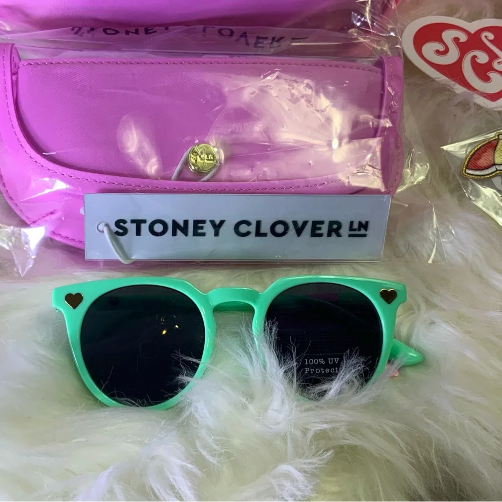 Stoney Clover Lane cat eye Sunglasses Green